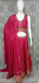 Lehenga Skirt top Banarasi Silk Fabric