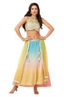 Ombre Sequin Lehenga Choli