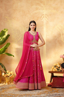 Lehenga Skirt top Banarasi Silk Fabric