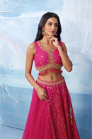 Lehenga Skirt top Banarasi Silk Fabric