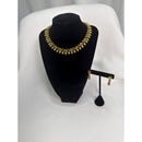 Traditional Gold Tone Necklace Set with Multicolor Stones & Matching Earrings – Celebrations Collection