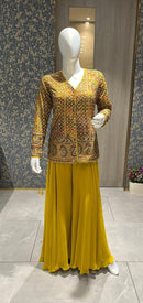 Mustard Yellow - Indo Fusion Co-ord set