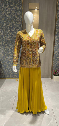 Mustard Yellow - Indo Fusion Co-ord set