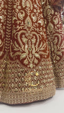 Georgette Lehenga Choli with Organza Dupatta