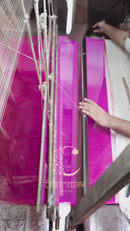 Royal Magenta Pure Silk Paithani Saree with Handwoven Peacock Pallu