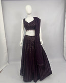 Lehenga Choli Georgette with Sequins Embellishment and Dupatta